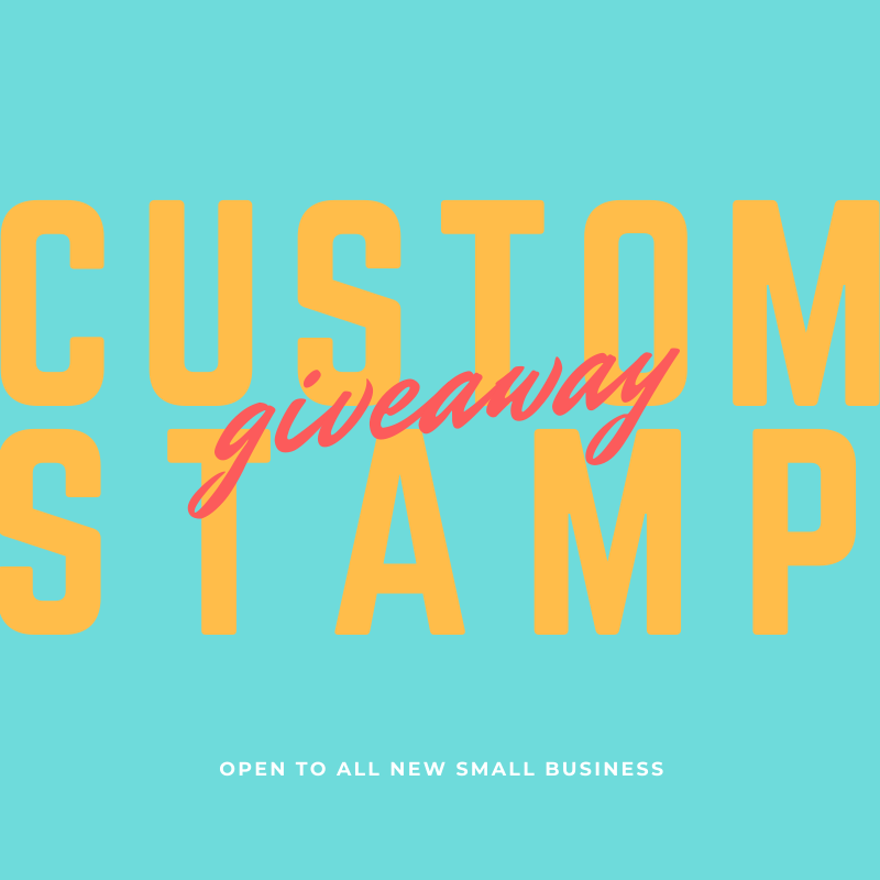Custom Stamp Giveaway: Small Business Edition