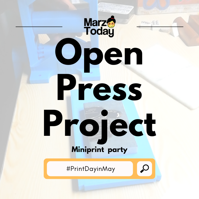 Marz Today x Print Day in May miniprint party